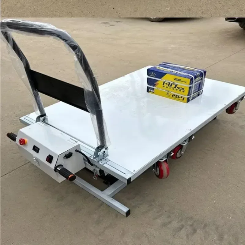 

High Quality Hydraulic Lift Trolley following the convenient flatbed handling scissor fork loading and unloading truck