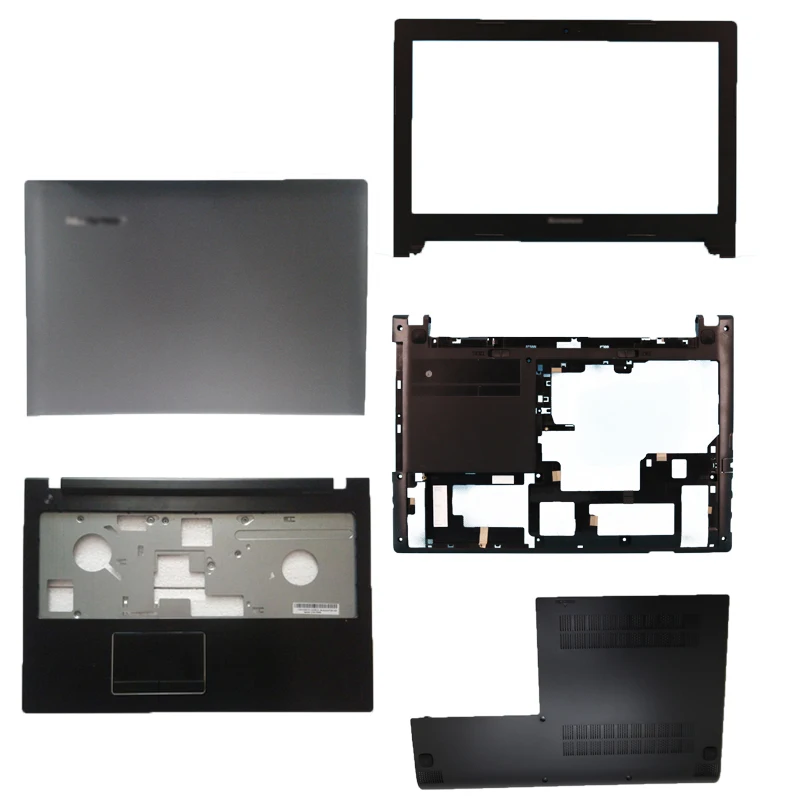 

New portable lcd back cover/front frame/hinges/handrest/bottom case for lenovo s410 s410p 90203834/35012663