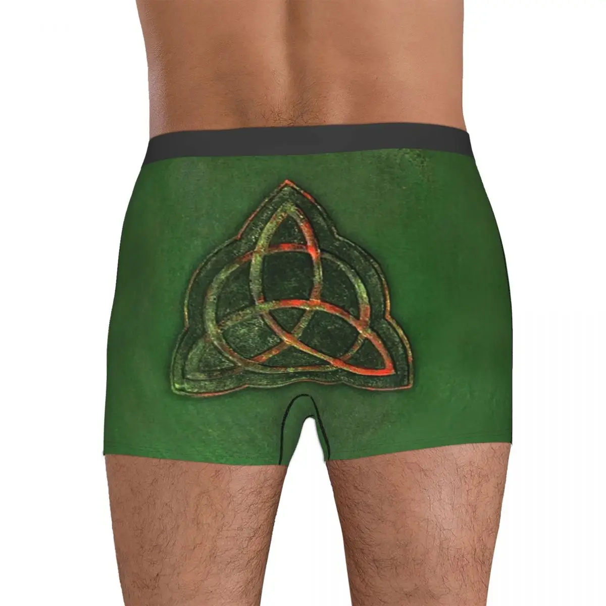 Boxer Underpants Shorts Book Of Shadows - Charmed Triquetra Design Panties Male Soft Underwear for Homme Man Boyfriend Gift