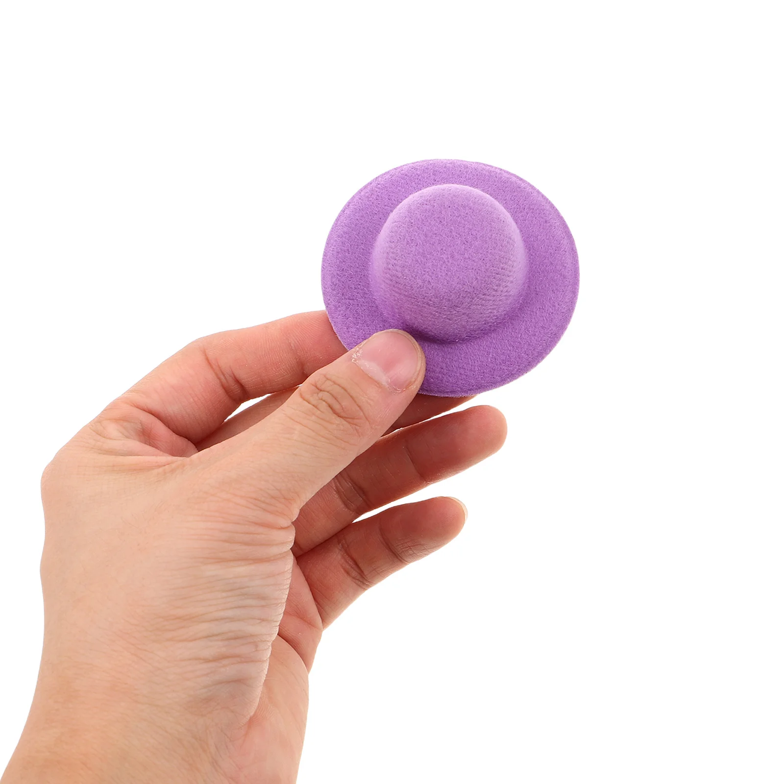 12Pcs Miniature Colorful Dress Hats Soft Lightweight Top Hats for Creative Role Play Craft Embellishments Festive Themes