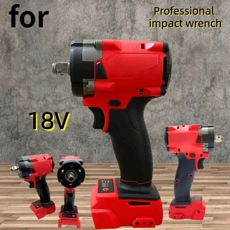 

Brushless Cordless for Milwaukee 18V Battery 1/2 Electric Wrench Truck Repair Screwdriver Impact Drill Rechargable Power Tools