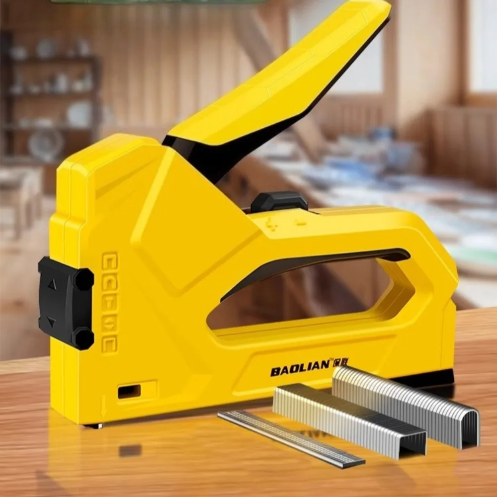 

Heavy Duty Stapler Gun for Woodworking Furniture U T Nails Professional Nailer Stapler Tool