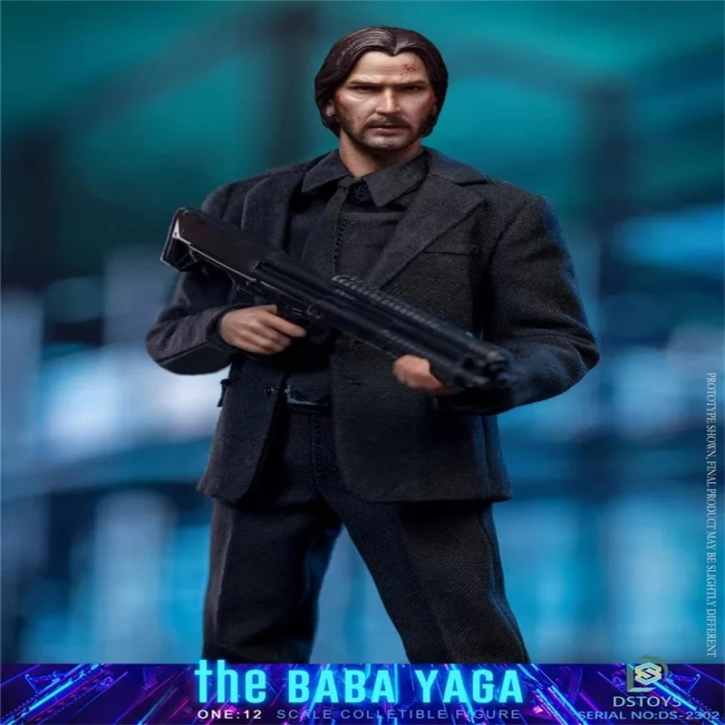 DSTOYS-figura de acción de soldado Keanu Reeves, DS-2302 1/12, juego completo de tallado de doble cabeza, 6 pulgadas, juguete en Stock