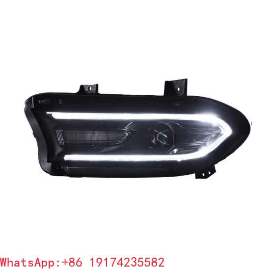 

For Best Quality For Dodge Charger 2015-2021 W/Dual Beam Lens LHD Projectors Led Headlight
