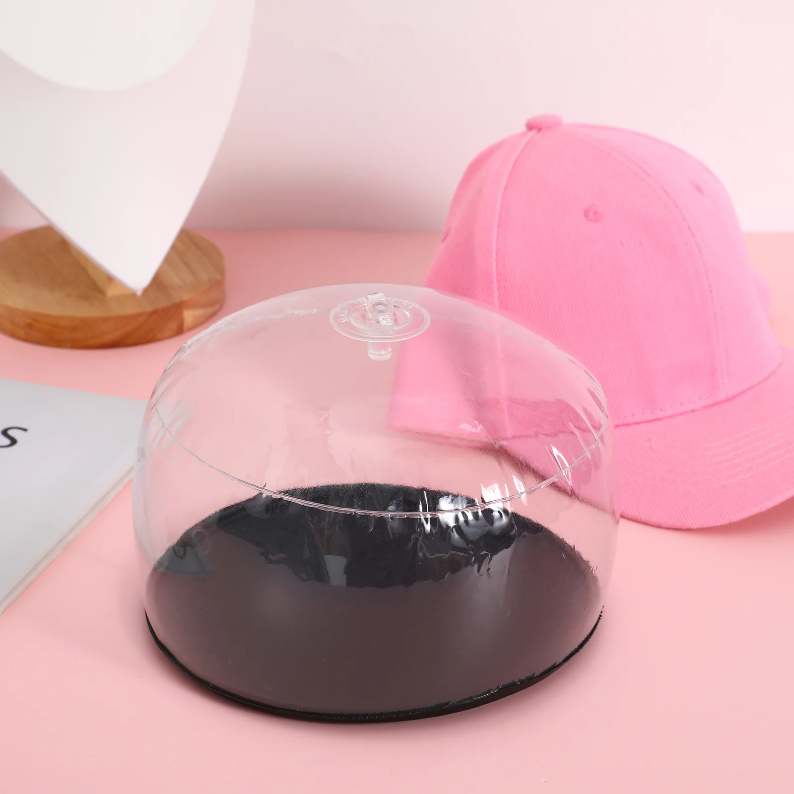 

Inflatable PVC Hat Support Holder Practical Design for Clothes Shop Hat Display Round Dome Caps Plastic Stand Hotel Caps Holders