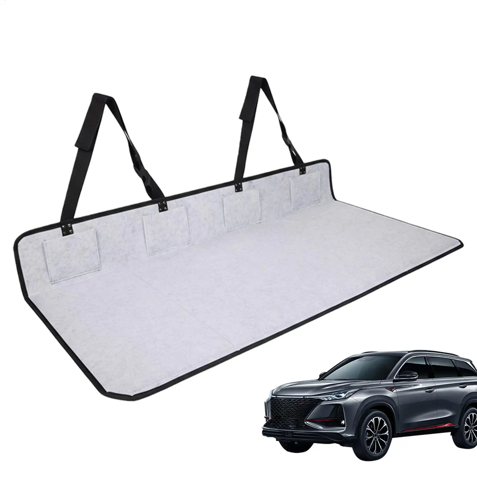 

Car Camping Platforms Foldable Non-slip Waterproof Extension Mat Car Backseat Extender For Picnic Fishing Beach Pet Camping