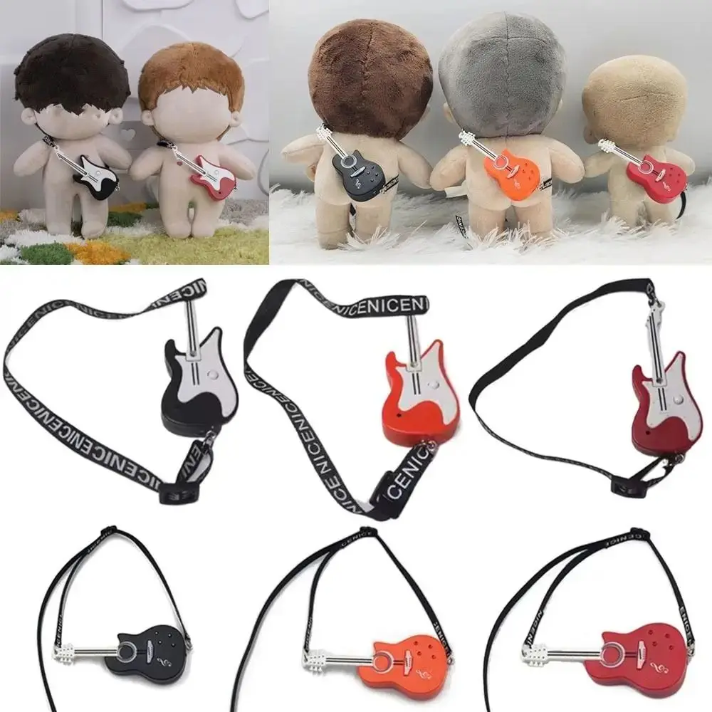 Miniature 15/20cm Doll Musical Instruments Realistic Photo Props Plush Doll Mini Guitar Model Doll Accessories Mini