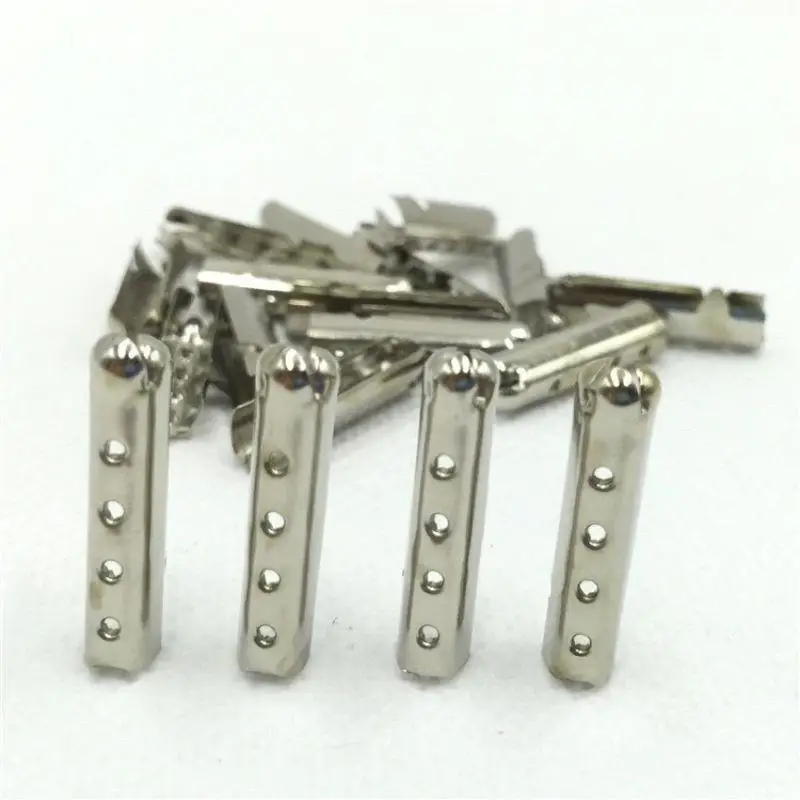 

100pcs Metal DIY Shoelaces Repair Shoe Lace Tips Replacement End Shoelaces Craft 3.5/4mm Shoelace Head Aglets Shoes Accessories