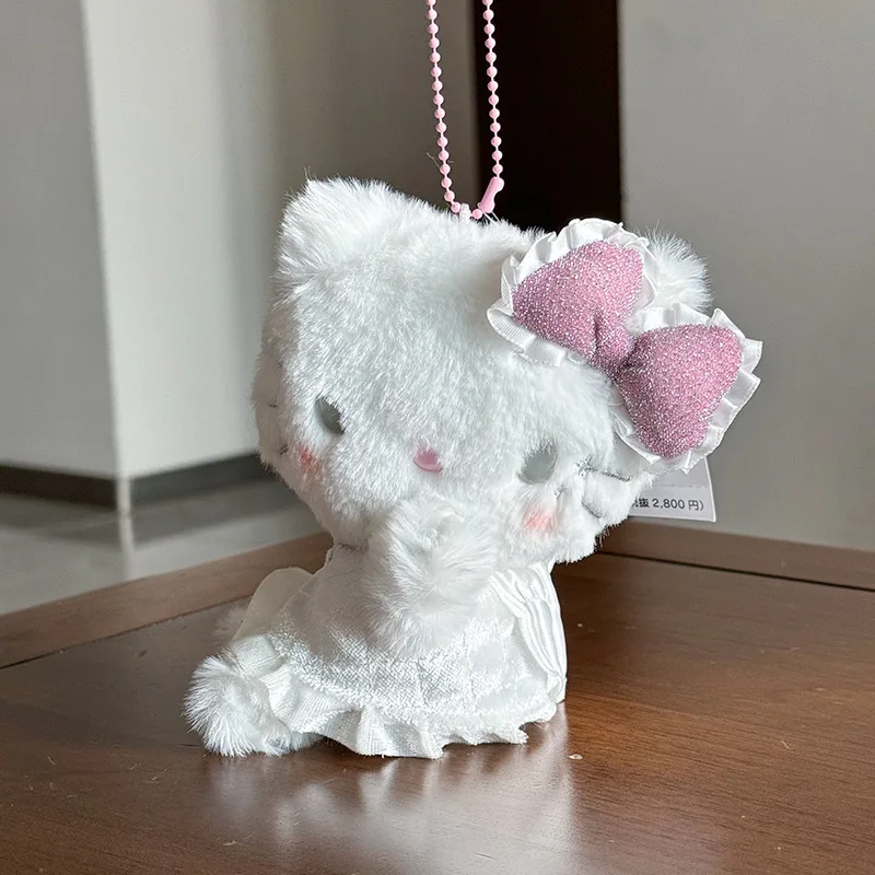 Leuke Sanrio Angel en Devil Series Hello Kitty Knuffels Kawaii Anime Doll Stuff Sleutelhanger Hanger Grils Prachtig verjaardagscadeau