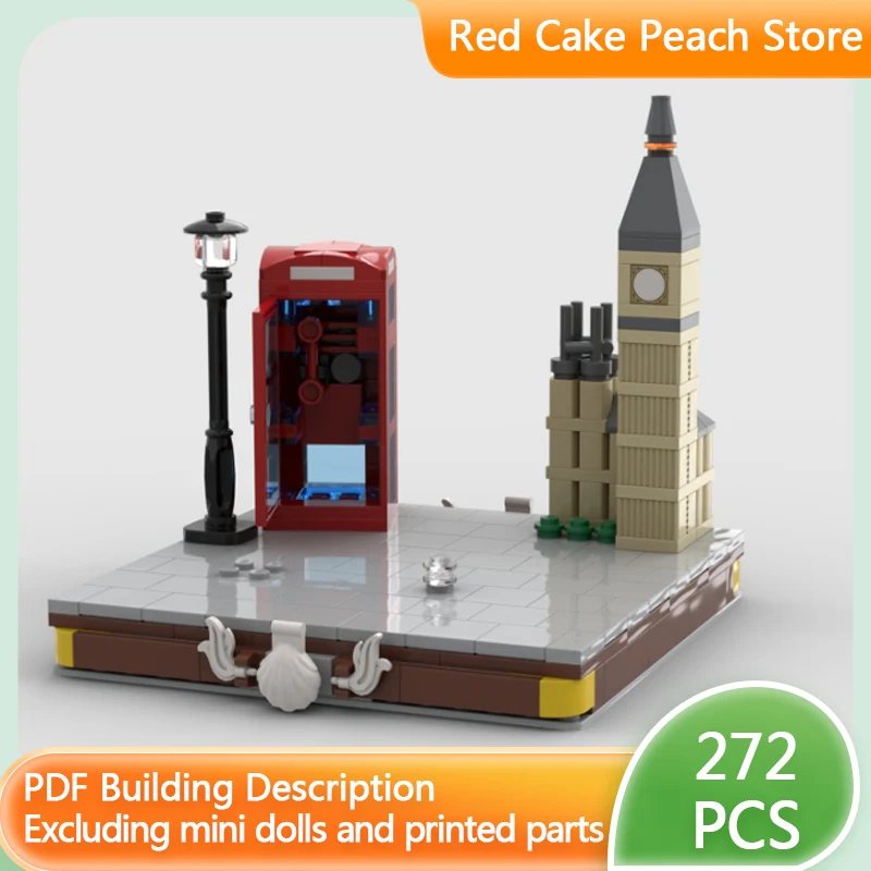 

Конструктор MOC «Улица Лондона»: Модульная архитектурная модель, развивающая игрушка для детей, подарок на праздник