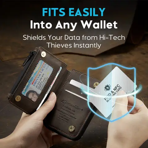 RFID bloqueando sinais NFC Escudo seguro para passaporte Caso Bolsa Protetor de cartão de crédito portátil