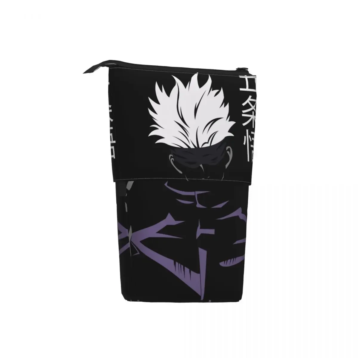Anime Jujutsu Kaisen Gojo Satoru ReversiblePencil Cases Pencil Pouch Storage LargeCapacity Pen Box Pencil Bag for Students Gifts