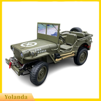 JJRC C8815 Rc Car 1941 JEEP WILLYS 2.4g 4wd RTR Crawler Climbing Scale Military Truck Offroad Vehicle Adult Toy Gift for Kids