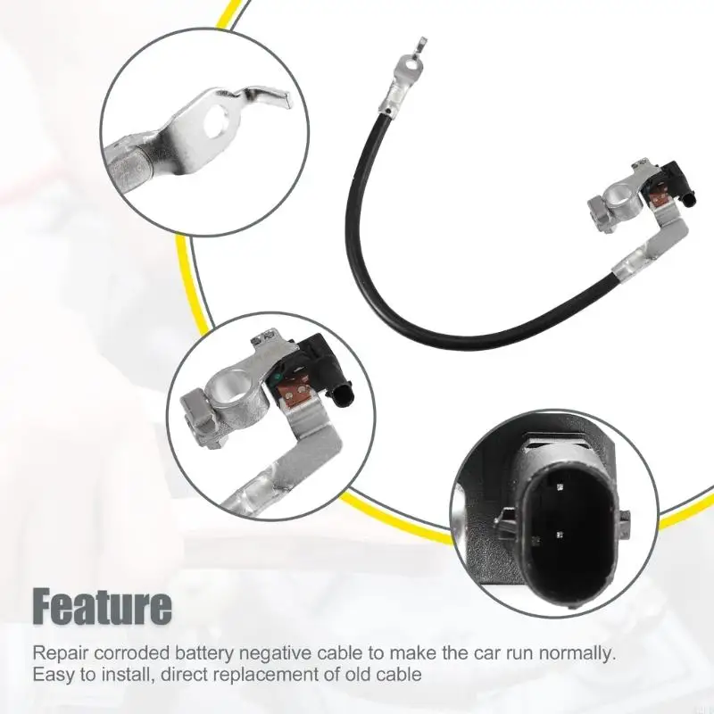 A2UC Compatible For Hatchback AV6Z10C679P ReplacementAccessories Negative Battery Cable Wire Wiring Harness Management System