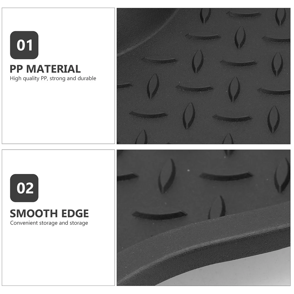 

2pcs Shoe Trays Multi-Use Storage Plates Water Resistant Boot Drying Mats For Indoor Outdoor Entryway Mud Collection Flower Pot