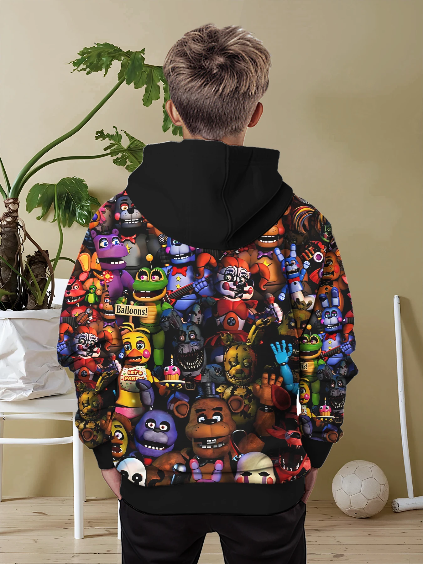 Five Nights Freddys 3D Print All Seasons Children Casual Sweatshirt Cool Pullover Tops Unisex Clothes Boy Girl Hoodies