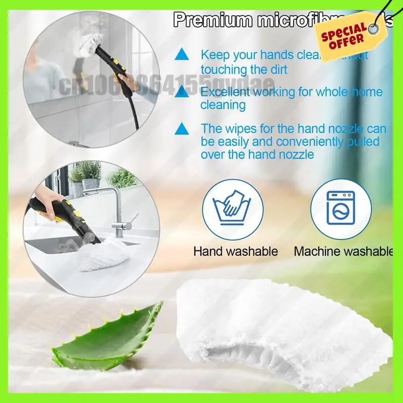 

-A61K для пароочистителя Karcher Easyfix SC2 SC3 SC4 SC5, набор тканей из микрофибры и насадка для пола, круглые щетки, запасные части