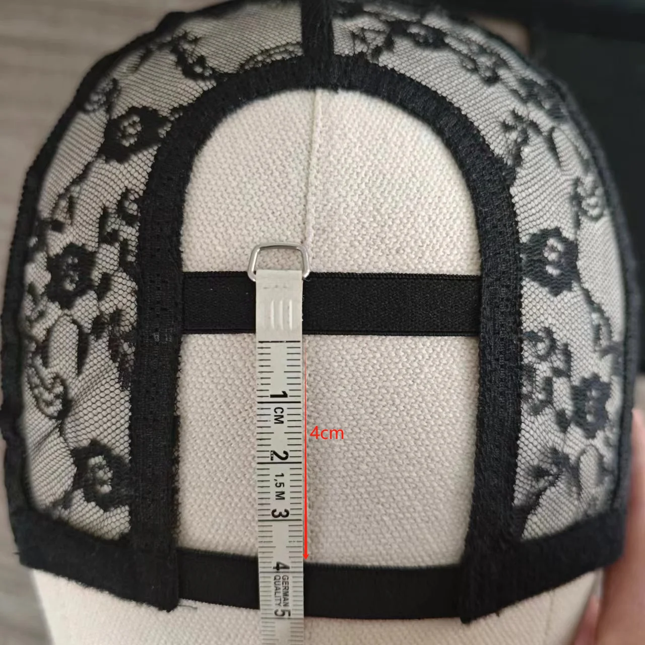 U-Teil und T-Teil, Lace-Front-Perückenkappe zur Herstellung von Perücken, T-Teil – Detail 11