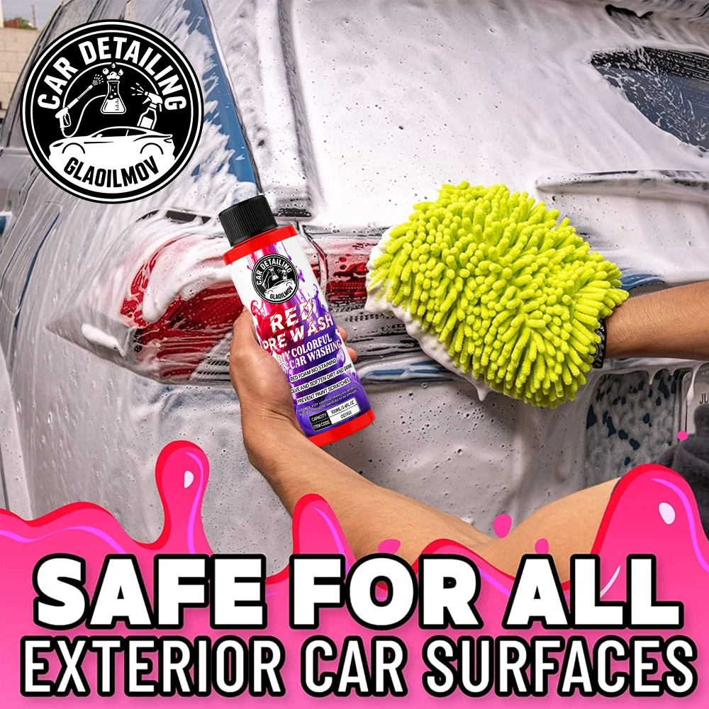 Car pre-wash foam application
