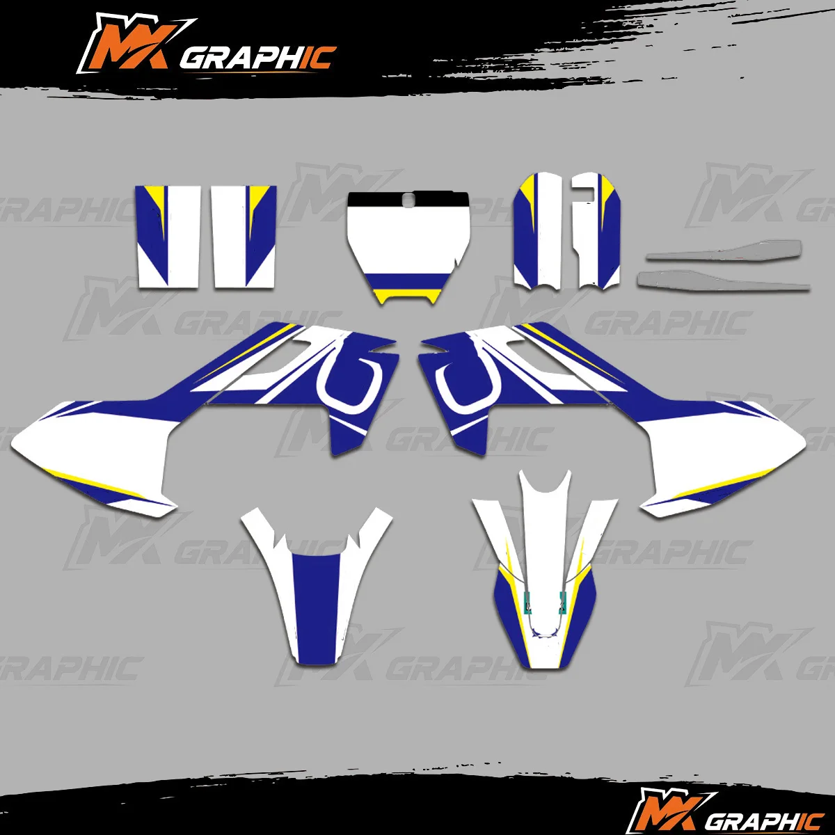 Motorcycle Sticker Graphic Decal Kit For Husqvarna TC65 2016 2017 2018 2019 2020 2021 2022 2023