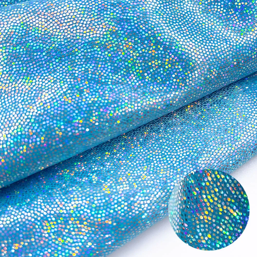 150 cm * 50/100 cm Glitter Laser Polyester Stoff Schillernden Holographische Hochzeit Party Hintergrund Puppe Kleidung Dekor Material DIY