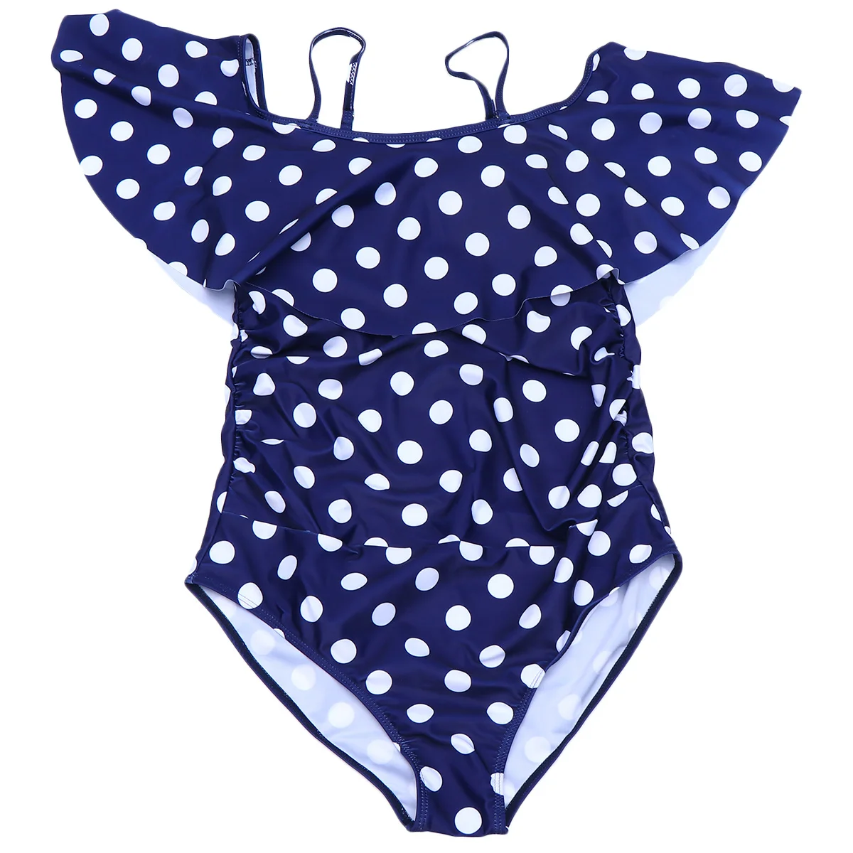 

Maternity Bikini Comfortable Sexy Polka Dot Swimsuit Pregnancy Beach Wear Cruise Trip Supportive Adjustable Straps Xxl
