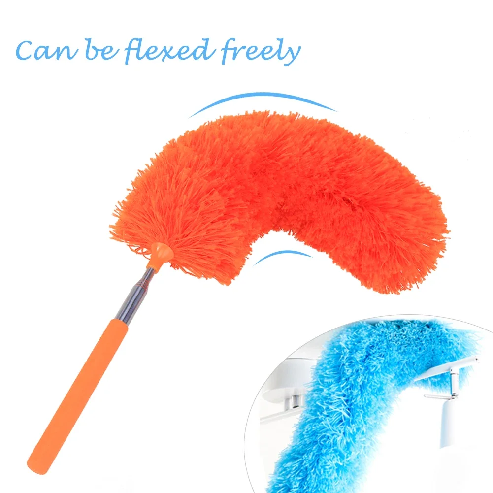 Feather Duster Long Telescopic Duster Magic Static Duster Brush 80cm Extendable Portable Mini Durable Washable