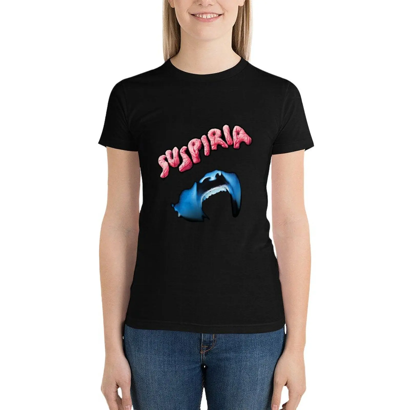 

Suspiria T-Shirt Female clothing summer top plain t shirts for Women