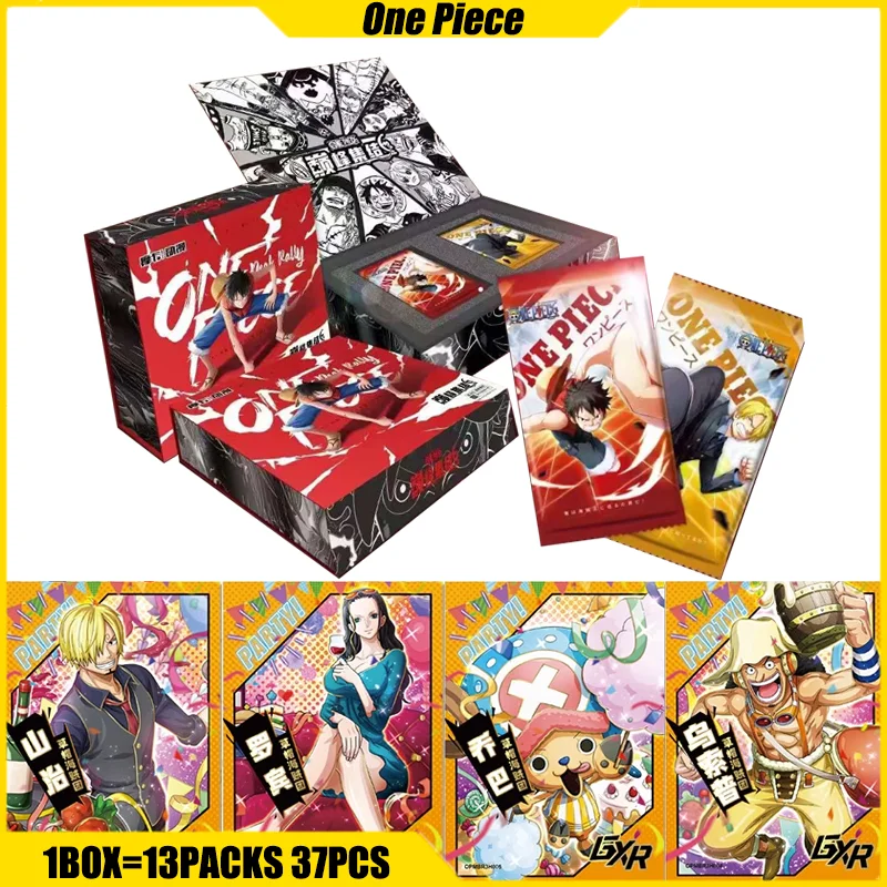 

MOKA-ACG One Piece Cards Anime Figure Playing Cards Mistery Box Board Games Booster Box Toys Birthday Gifts for Boys and Girls