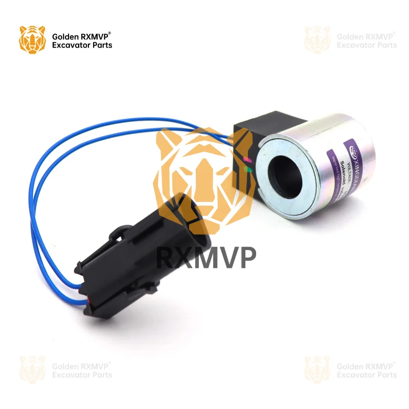 High quality Excavator accessories Solenoid valve coil for YUCHAI spare parts