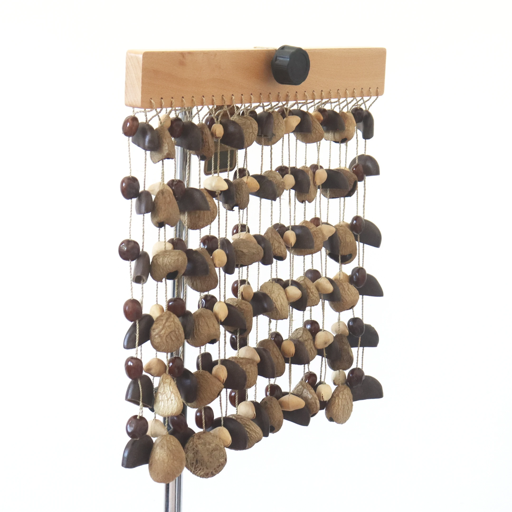 Sound Healing Natural Seeds Shell Chimes Instruments Natural Nut Shaker Nutshell Chimes