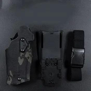 Taktické univerzální rychloupínací pouzdro na zbraň s rychloupínacím mechanismem pro Glock 17 s airsoftovou svítilnou X300 X300U 8 nejlepší prodej Držák puškohledu Henry 17 HMR - №4