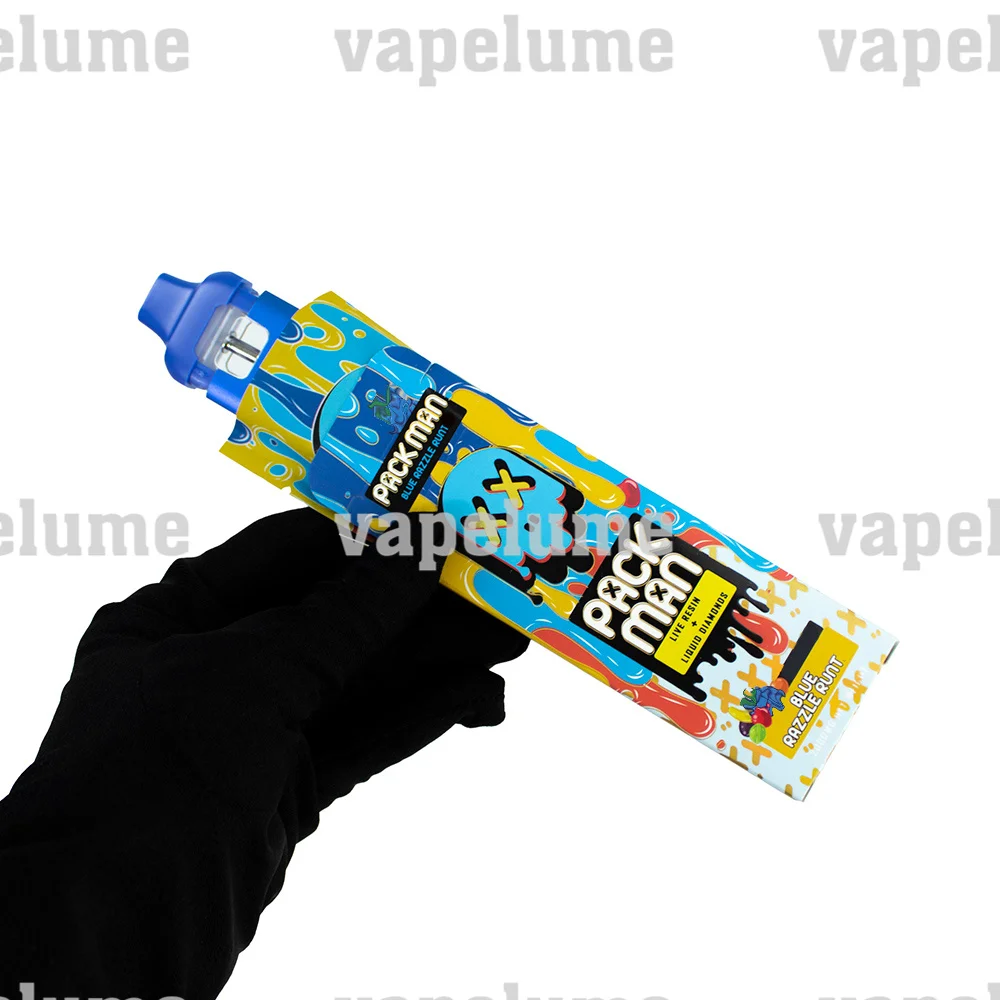 Packman رذاذ Vape Elecitric للاستعمال مرة واحدة 2 مل مع شاشة بخار فارغ E-cigs مايلر حقيبة تخزين الورق التعبئة والتغليف شعار مخصص #6