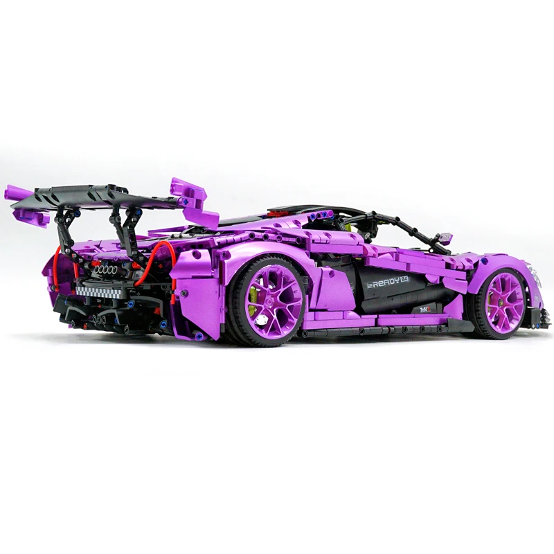 GULY 10617 Tecnico MOC P1 Super Auto Da Corsa Hypercar Modello Building Blocks Brick Puzzle Educativo Giocattolo FAI DA TE Regalo Di Natale Per Bambini