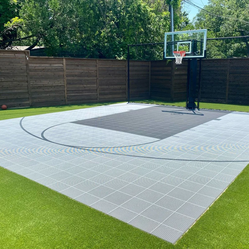 Beable Modular PP Sports Interlock Field Floor Outdoor Custom Size And Design Backyard Basketball Tennis Tiles