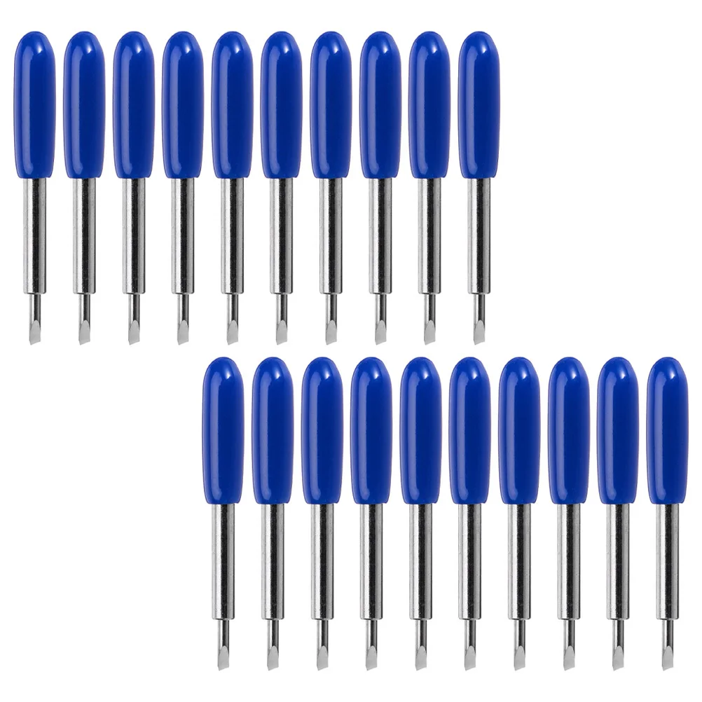 

50pcs Vinyl Cutter Blades Tungsten Steel Replacement Blades For Cutting Plotter Machine Tools Lettering Fabric Self-Adhesive