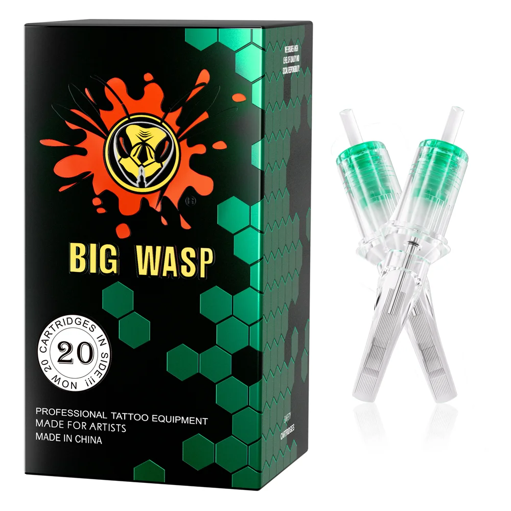 BIGWASP Tattoo PRO картриджи для татуировки M1 одноразовые стерилизованные безопасные иглы для тату-машин 20 шт./лот для тату-машины