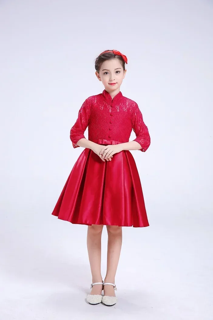 ชุดเต้นแจ๊สเด็ก ชุดเต้นละติน ชุดนักร้องประสานเสียงโรงเรียนประถม ชุดพิธีกรเด็กชายและเด็กหญิง