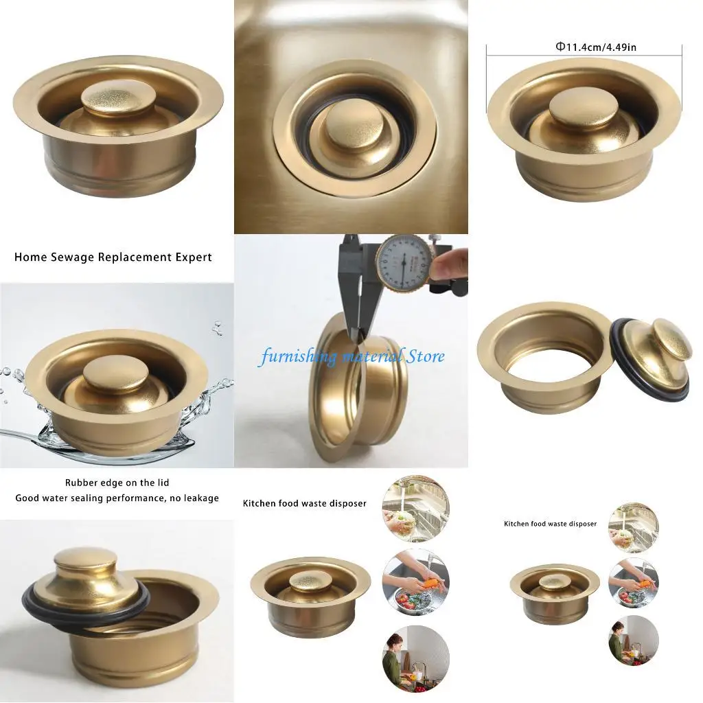 

Y5GD Premium 304 Waste Disposer Easy Detachable Cleaning System 114mm