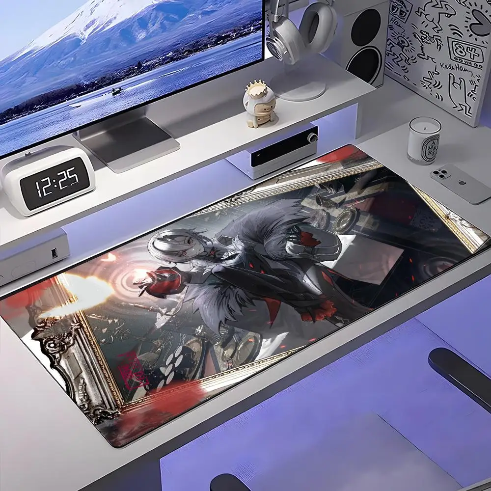 

Коврик для мыши A-Arlecchino, большой противоскользящий резиновый игровой коврик для мыши, прочный настольный коврик с толстым краем шва, подходит для офиса и игр