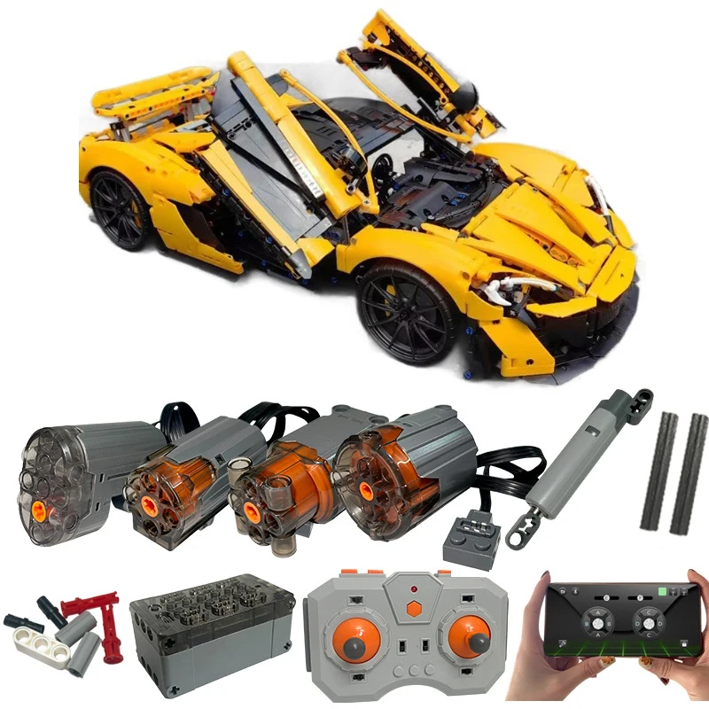 motor motorization App Control Super Racing Car Model 42172 P1 RC Power Function Set Technical Toys For Children Christmas Gifts