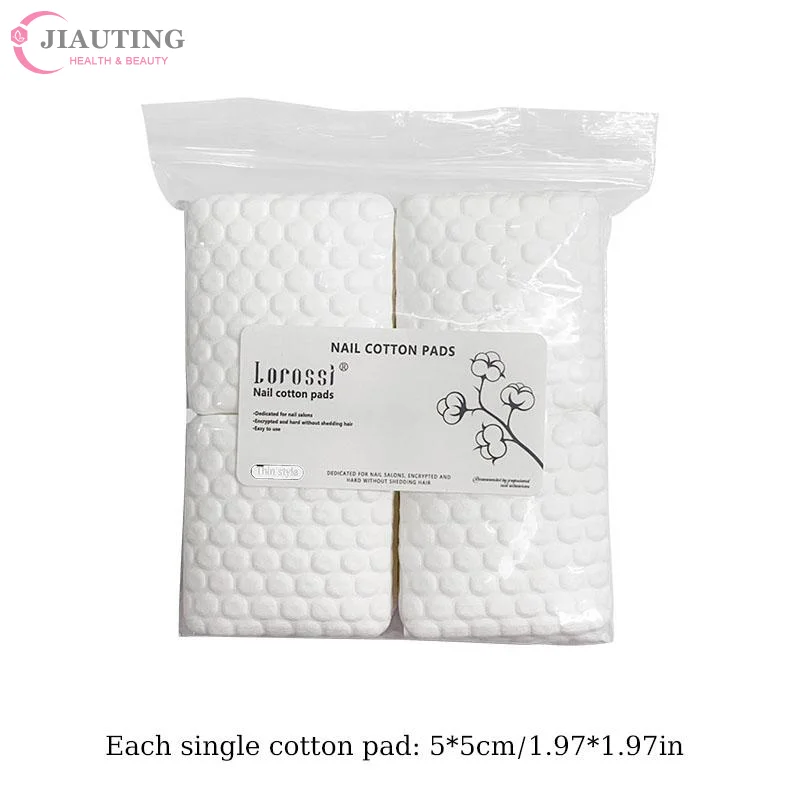 Tampon de coton pour ongles, dissolvant de vernis, Gel propre, serviettes de manucure, lingettes non pelucheuses, nettoyant en coton, tampons en papier, outil de vernis, 200/500 pièces