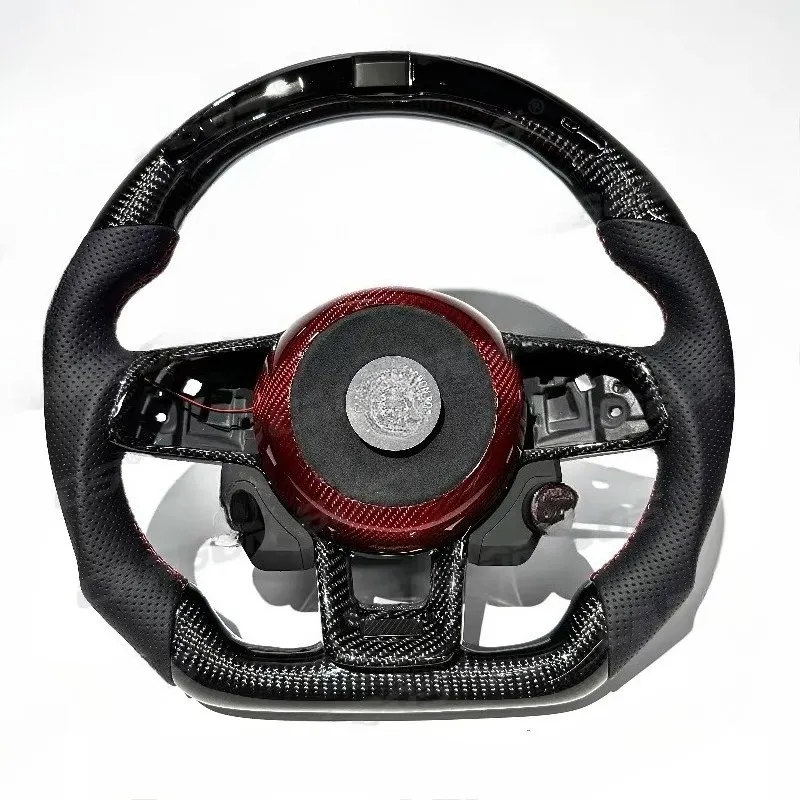 Factory Customization for  Polo Golf Passat MK7 Mk6 Old Model Upgrade Led R8 Button Carbon Fiber Steering Wheel