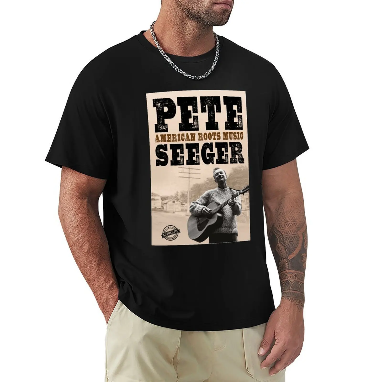 Pete Seeger - Camiseta de música country americana, camiseta Cool Dry Performance