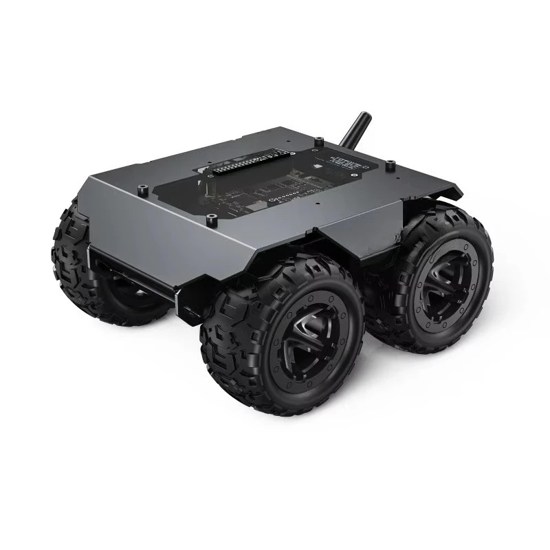 WAVE Flexible and Expandable 4WD Mobile Chassis, Full Metal Body, Multiple Hosts Support, With Onboard ESP32 Module