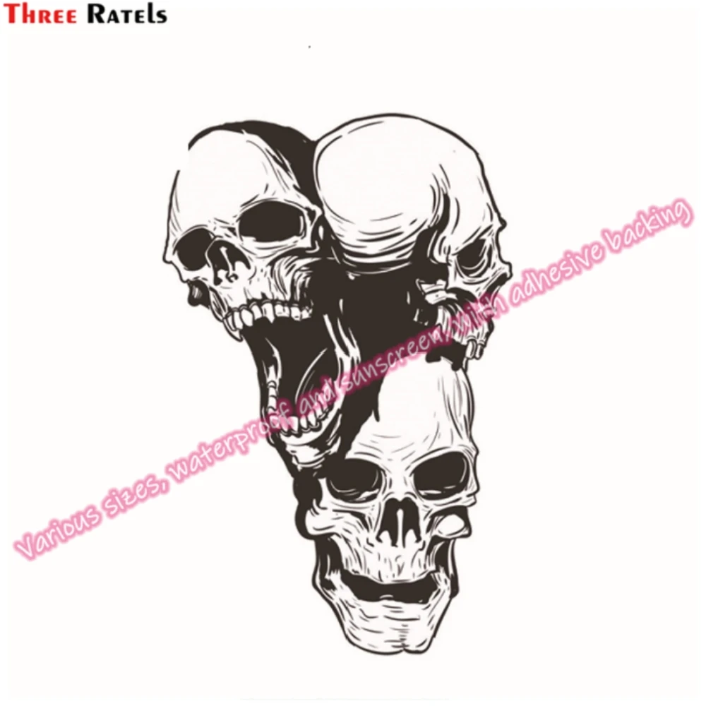 Three Ratels M468 Stickers Accessories for Tuning Vehicles Stickers for Alien Kia Sportage Supplies Motorcycle Stuff