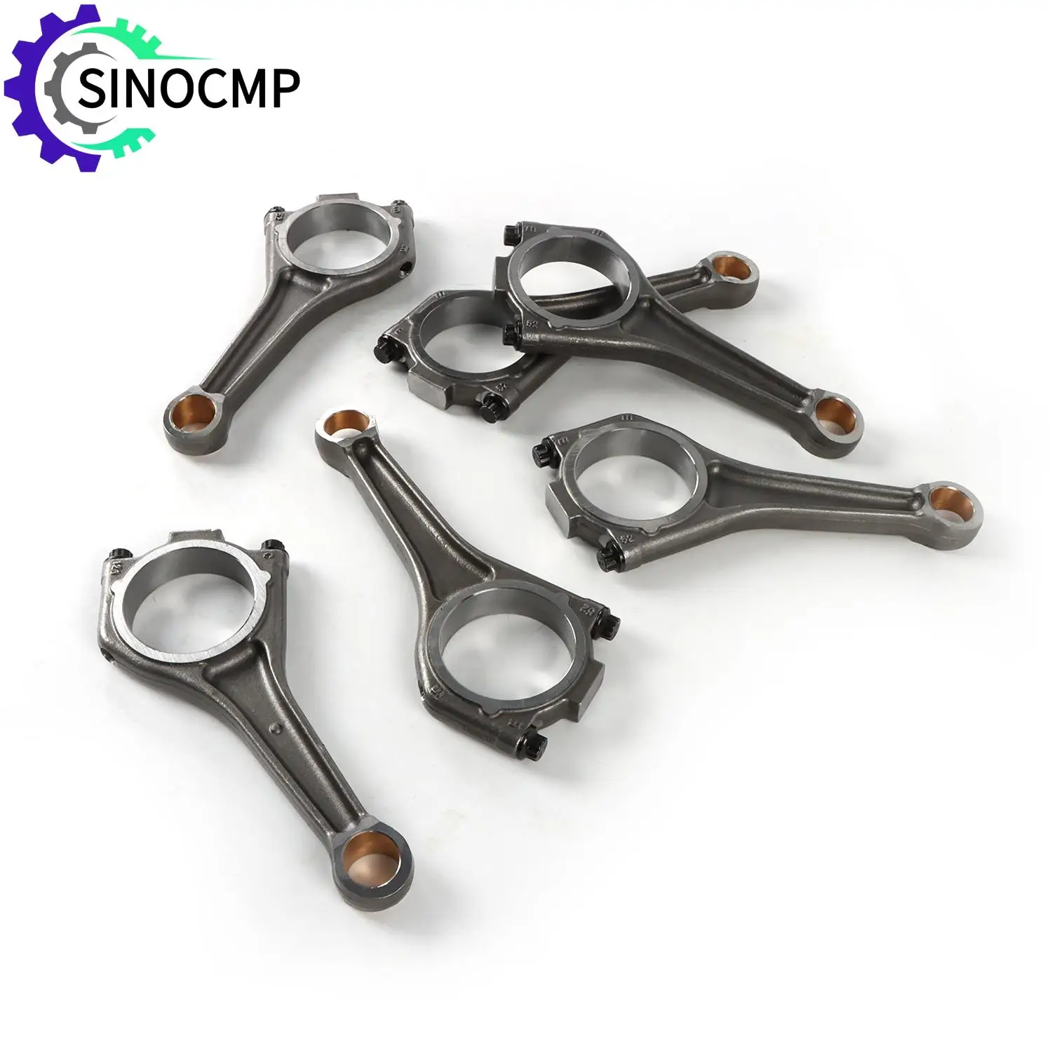 

AJ126 6Pcs Engine Connecting Rod for Jaguar XE XF XJ F-Pace F-Type Land Rover Range Rover Sport Velar 3.0L V6 Auto Parts