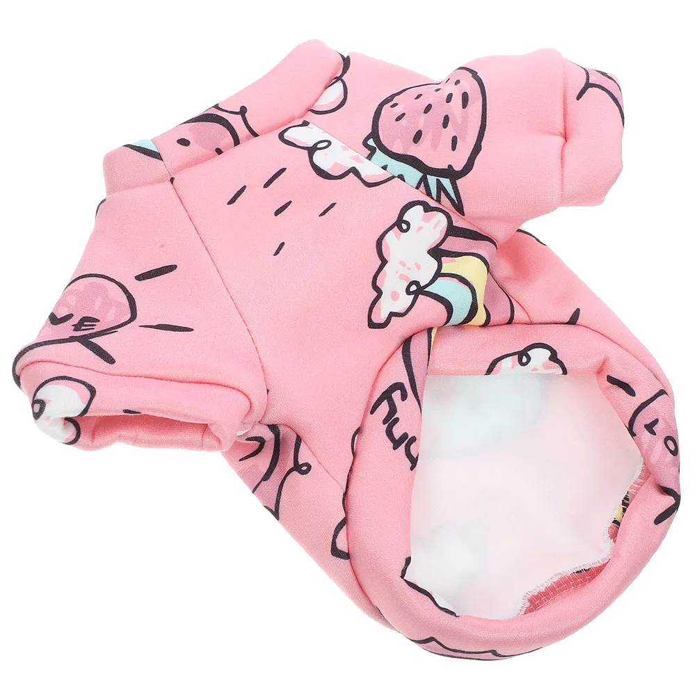 

Pet Clothes Winter Dog Outfit Warm Thick Puppy Jacket For Daily Wear Outdoor Cute Cartoon Design Comfortable Dog Apparel