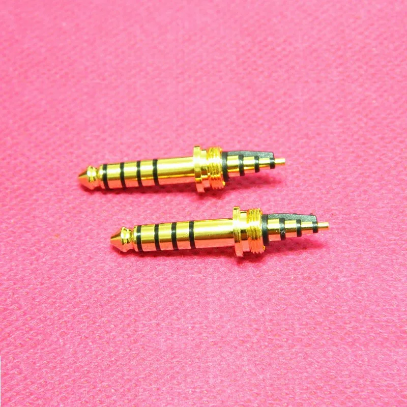 Écouteurs sans fil, 20 pièces, 4.4mm, 5 pôles, DIY, cuivre, or/Rhodium, 4.4, pour Sony PHA-2A, NW-WM1Z, NW-WM1A, M7.5 * 0.5