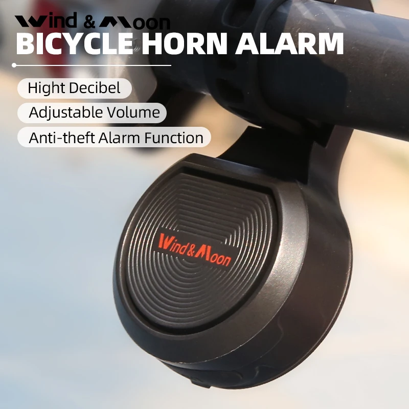 Bicycle Electric Bell 130db Super Loud USB Rechargeable Waterproof Safety Cycling E-Bell Bike Anti-theft Alarm Horn Electric